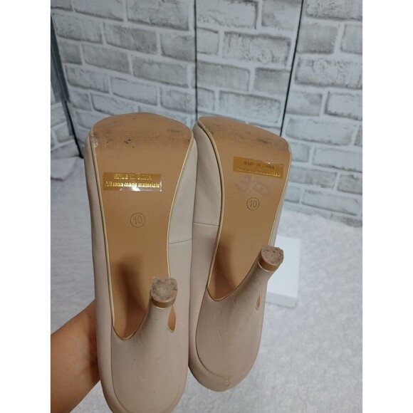 Flourish nude Pumps Ankle Strap  Heels Size 10 - Picture 7 of 9
